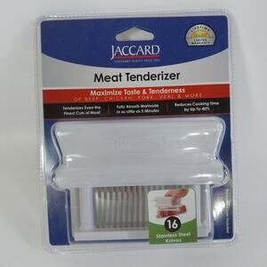 Jaccard Meat Tenderizer 16 Stainless Steel‎ Knives New